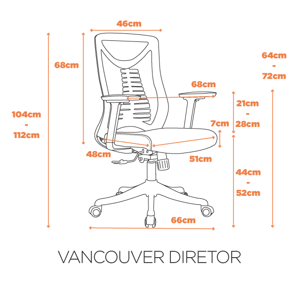 Cadeira Fratini - Vancouver Diretor - Imagem 7